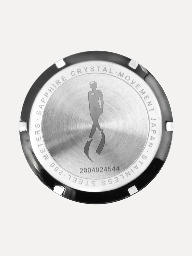 Ratio FreeDiver Sapphire Stainless Steel White Dial Quartz RTF037 200M Men's Watch