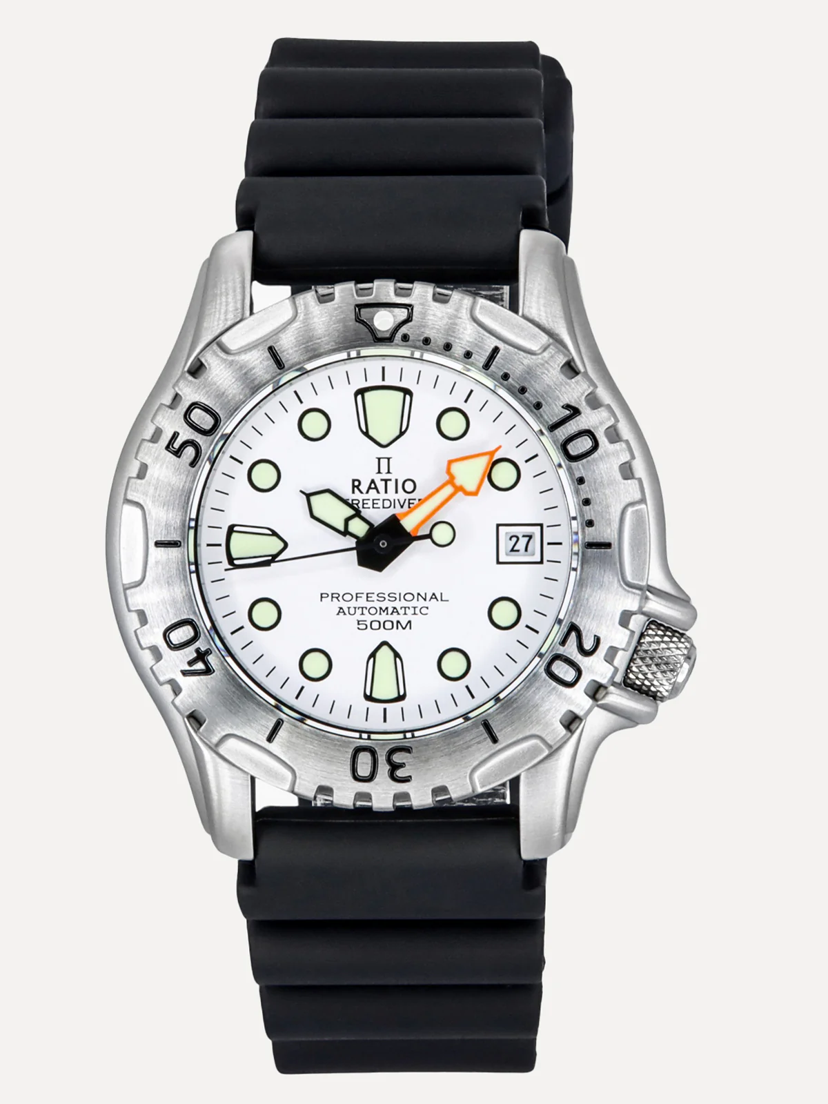 Ratio FreeDiver White Dial Automatic 32GS202A-WHT 500M Men's Watch thumbnail 2