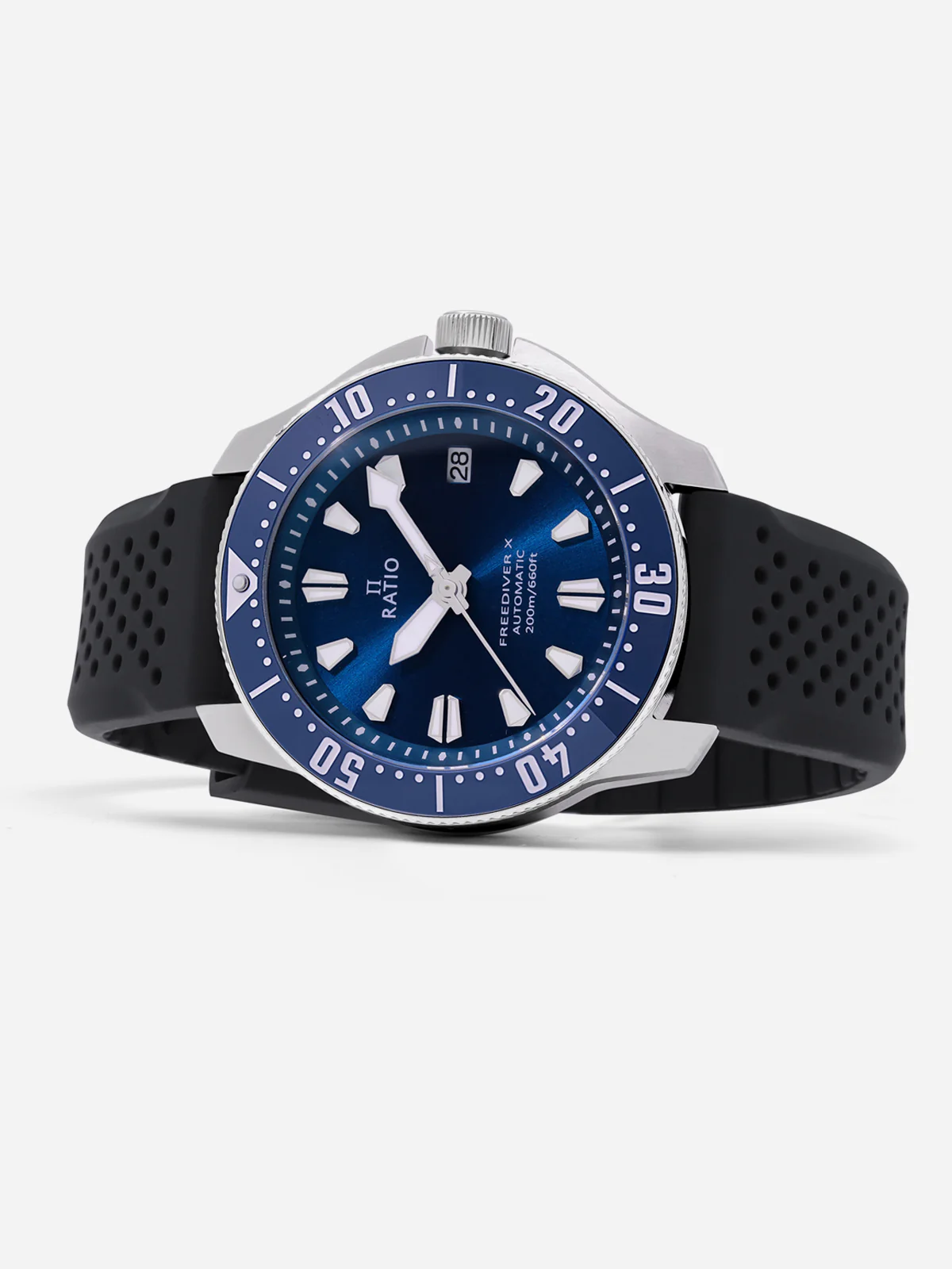 Ratio FreeDiver X Ocean Blue With Blue Ceramic Inlay Automatic RTX003 200M Men's Watch thumbnail 2