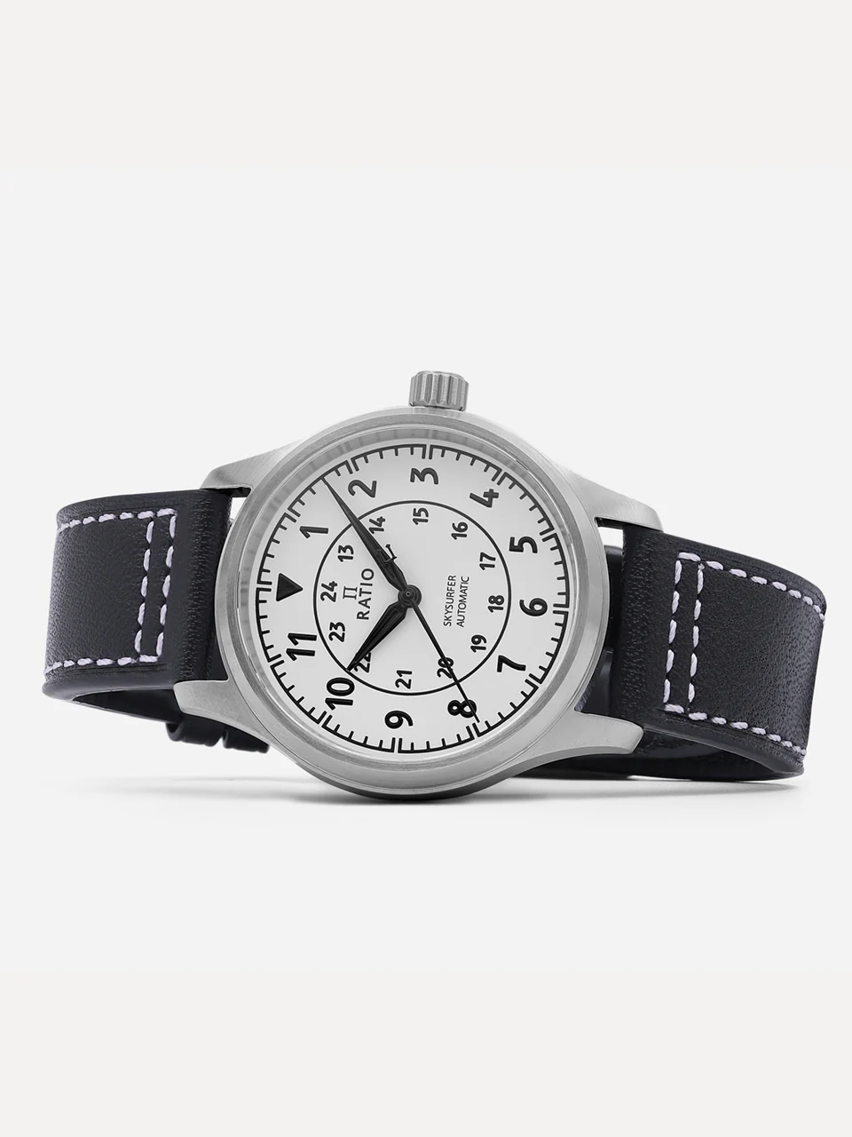 Ratio Skysurfer Pilot Full Luminous Dial Leather Automatic RTS316 200M Men's Watch thumbnail 2