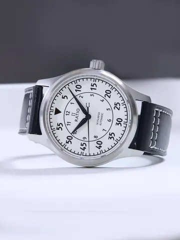 Ratio Skysurfer Pilot Full Luminous Dial Leather Automatic RTS324 200M Men's Watch