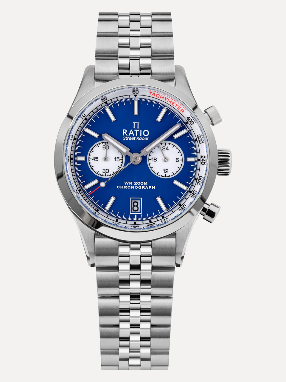 Ratio Street Racer Chronograph RTC014 200M Blue Reverse Panda Dial Limited Edition Watch thumbnail 2