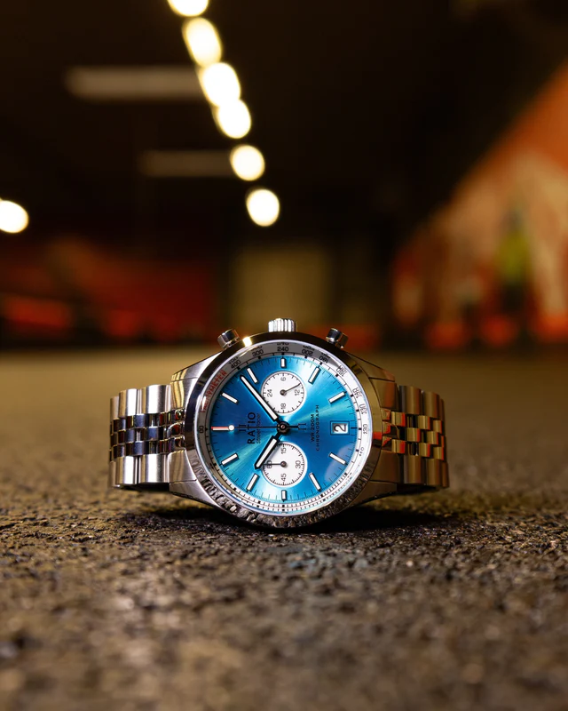 Ratio Street Racer Chronograph RTC018 200M Sunray Blue Reverse Panda Dial Limited Edition Watch