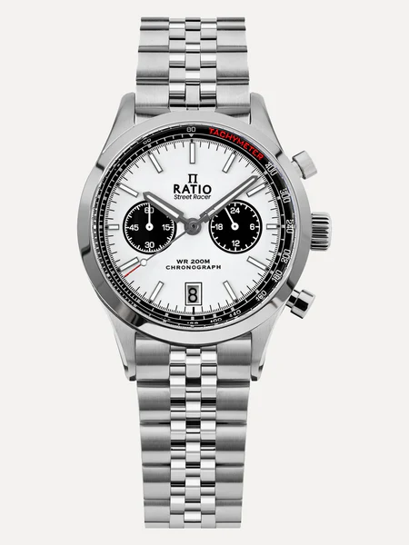 Ratio Street Racer Chronograph RTC022 200M Black Panda Dial Limited Edition Watch thumbnail 2