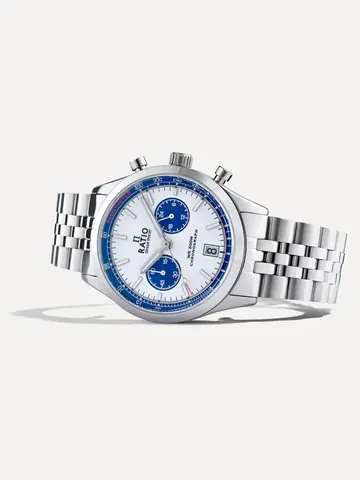 Ratio Street Racer Chronograph RTC024 200M Blue Panda Dial Limited Edition Watch