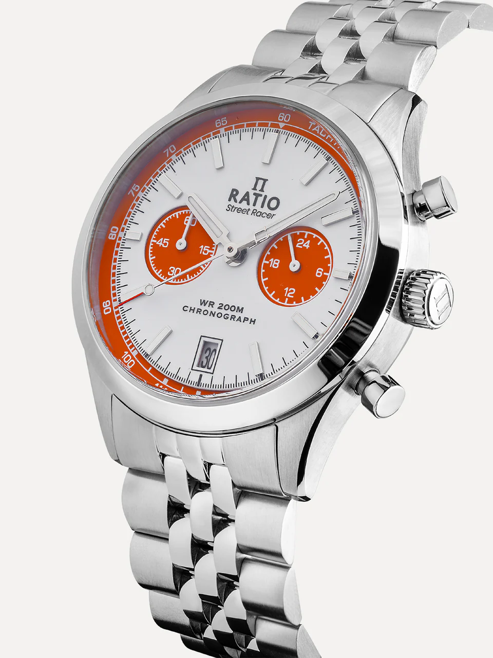 Ratio Street Racer Chronograph RTC026 200M Orange Panda Dial Limited Edition Watch thumbnail 2