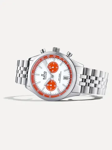 Ratio Street Racer Chronograph RTC026 200M Orange Panda Dial Limited Edition Watch
