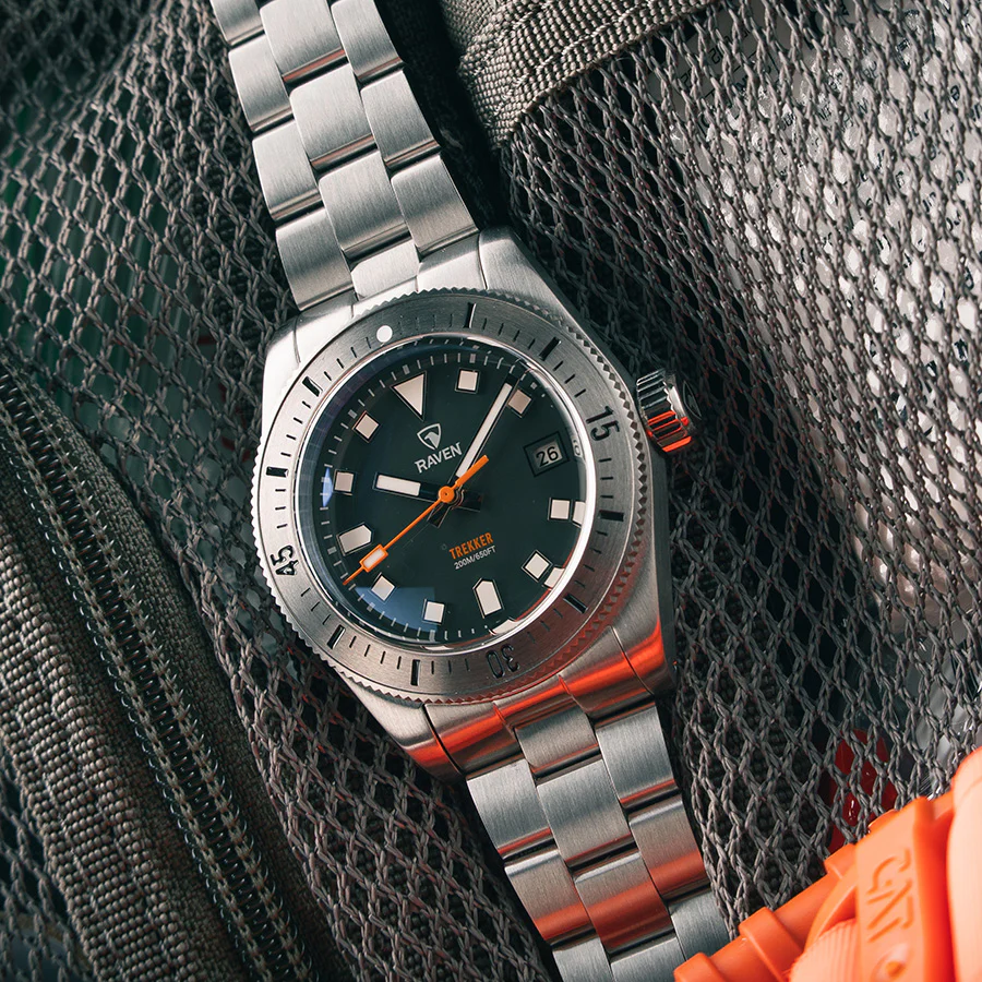 Raven Trekker - Gloss Grey - Steel Bezel thumbnail 2