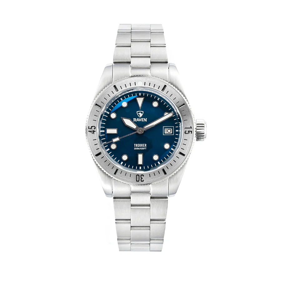 Raven Trekker - Vintage Blue - Steel Bezel selected view