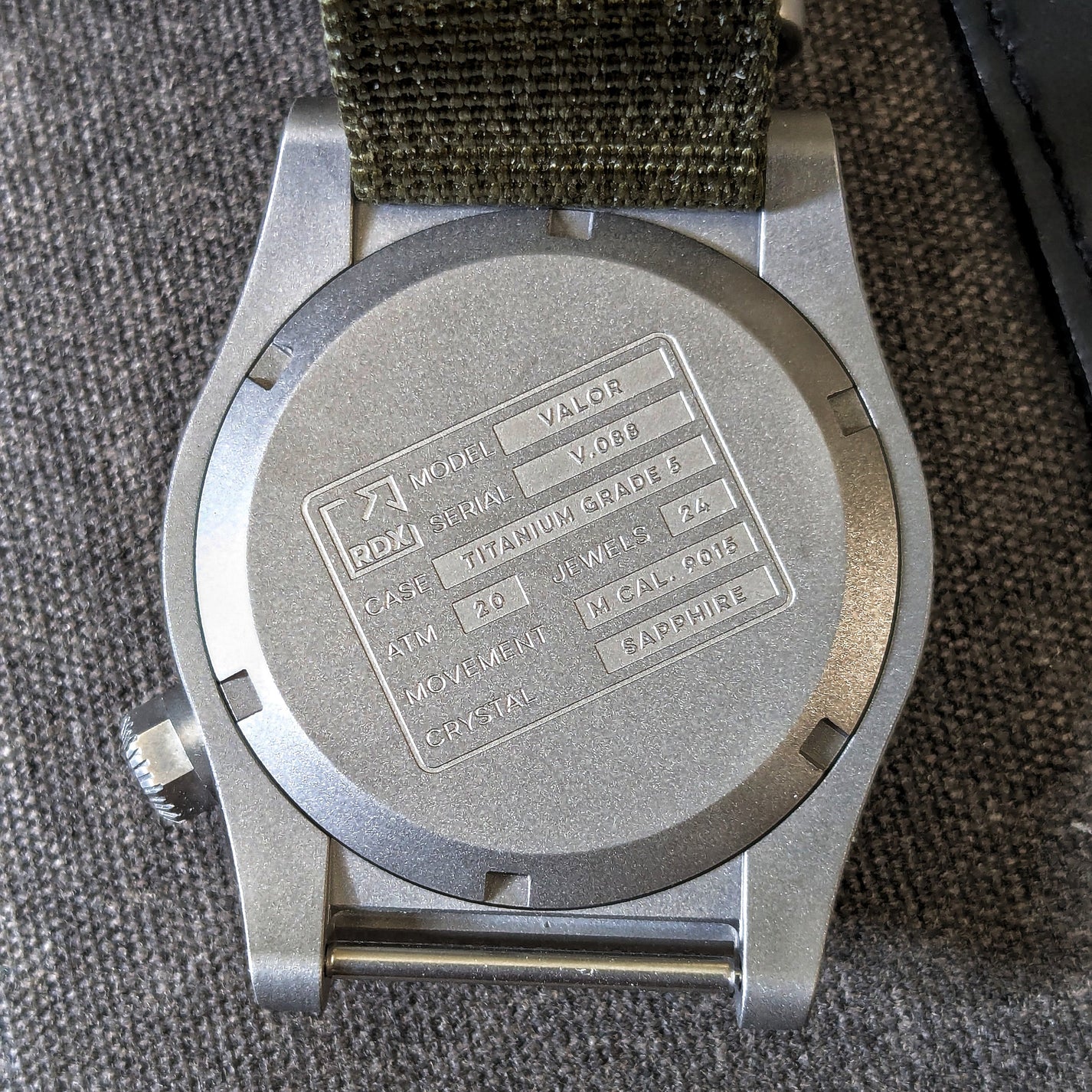 VALOR Model 11  Titanium Mission Watch thumbnail 2