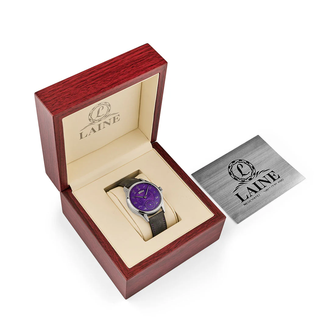 Laine x Revolution Purple Dial Frosted with Meteorite Center "One Love" (Chinese) thumbnail 4