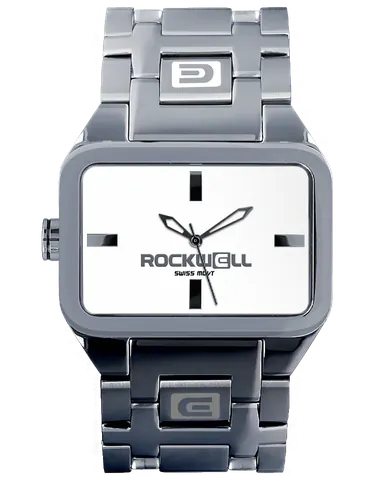 Duel Time (Silver/White) Watch