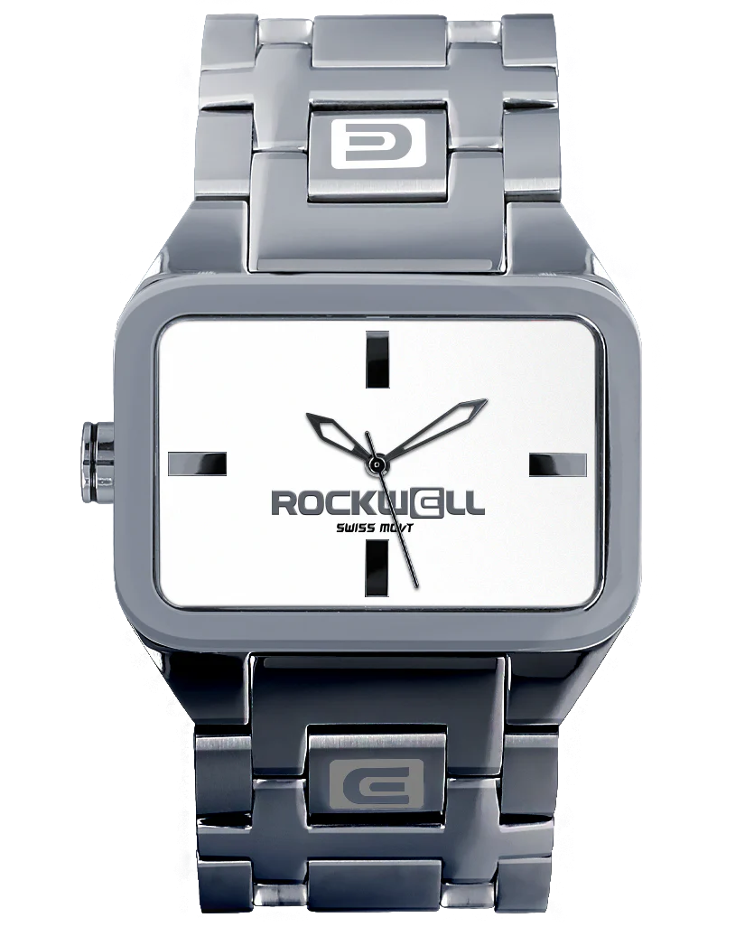 Duel Time (Silver/White) Watch