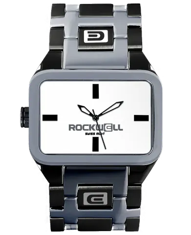Duel Time (Silver/White/Black) Watch