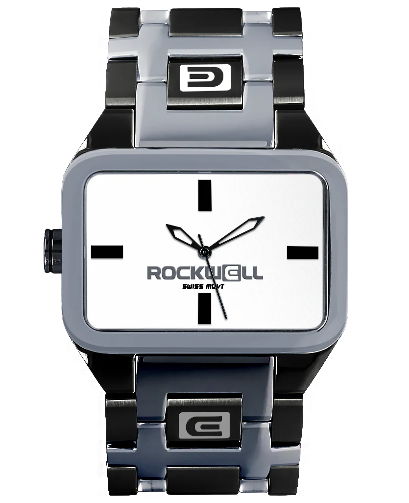 Duel Time (Silver/White/Black) Watch
