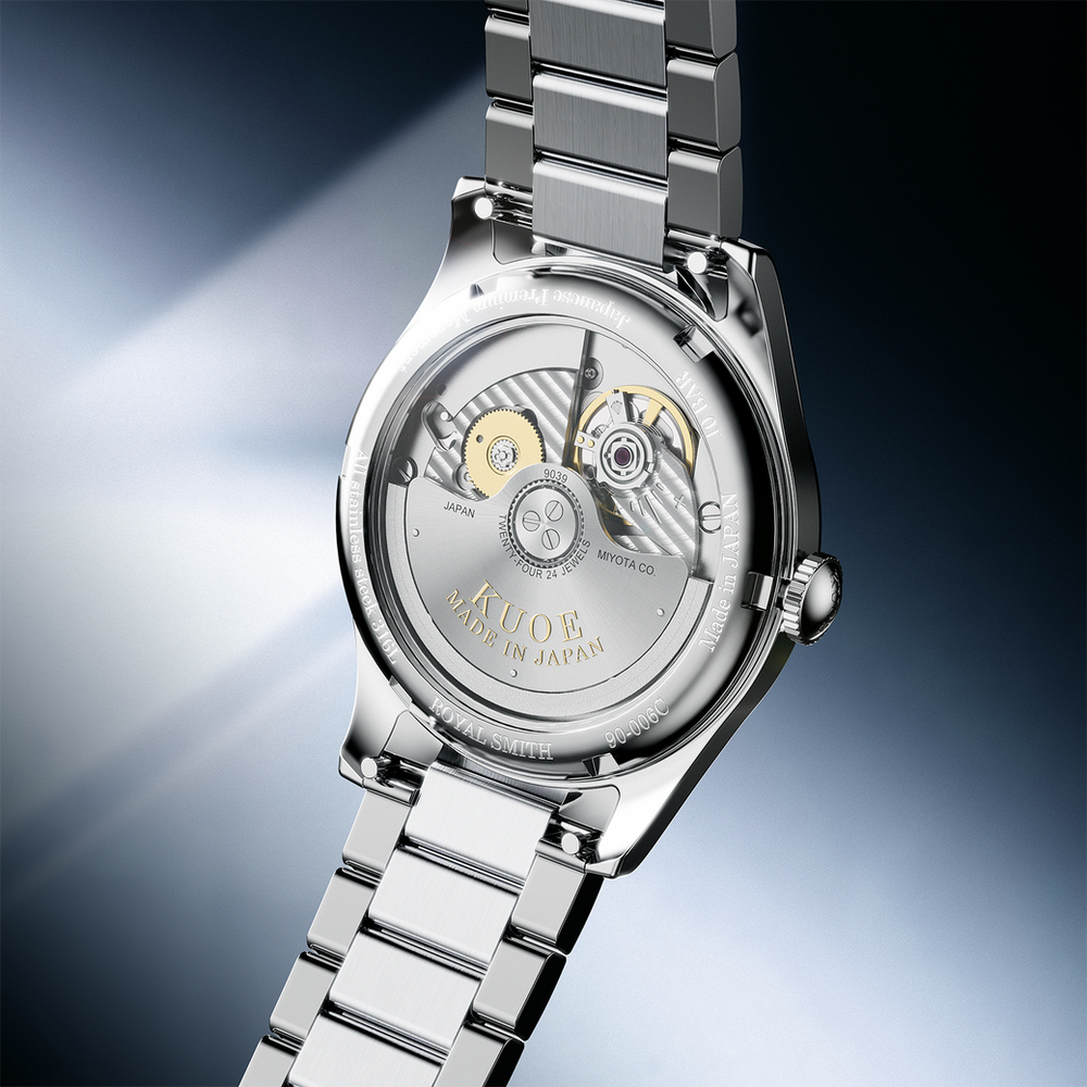 ROYAL SMITH 90-006 Breguet Numerals Silver Case Blue Dial thumbnail 3