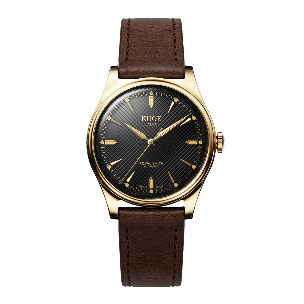 ROYAL SMITH 90-006 Gold Case Black Dial thumbnail 2