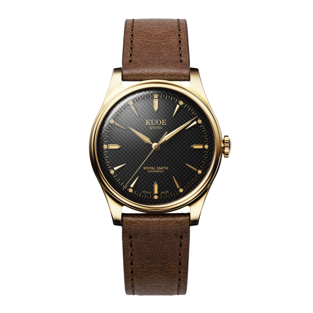 ROYAL SMITH 90-006 Gold Case Black Dial thumbnail 3