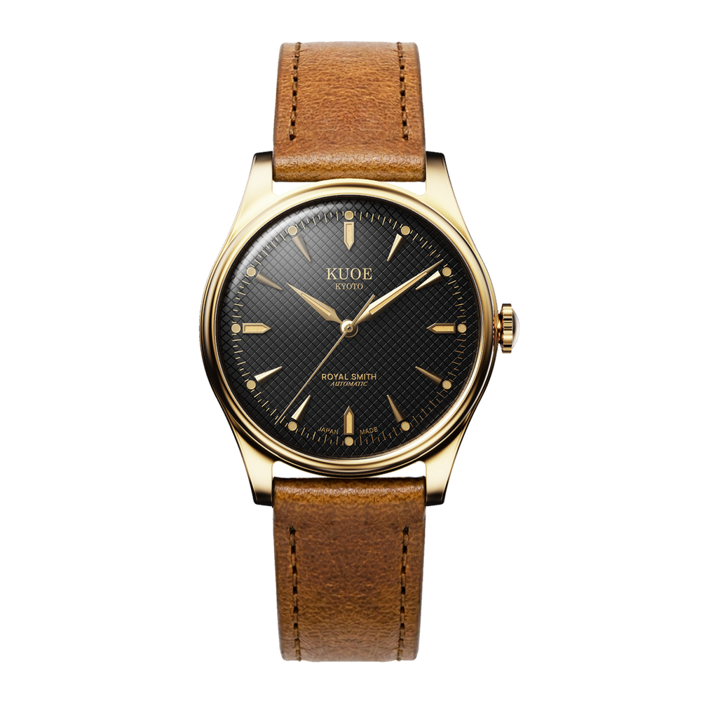 ROYAL SMITH 90-006 Gold Case Black Dial thumbnail 4