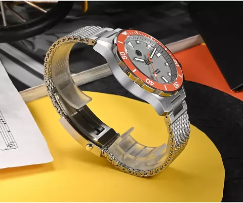 San Martin 39.5mm SN085-B NH35 Original Design Dive Automatic Mechanical Watch With Sapphire and 20Bar Waterproof