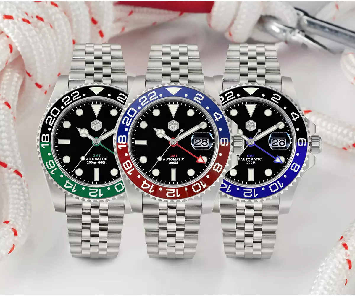 San Martin 43mm Original Design dress watch sapphire crystal Grade 5 Titanium with ST2100 Movement SN027-T3