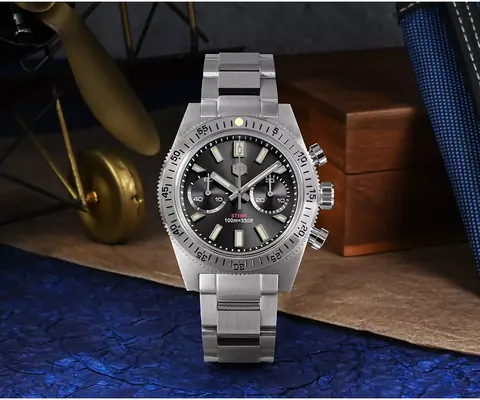 San Martin Bronze Luminous Diving Watch Sapphire Crystal SN007-Q1 The Great Wave off Kanagawa