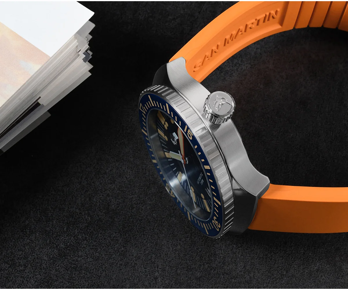 SAN MARTIN custom niche diving watch automatic mechanical retro watch SN039 thumbnail 2