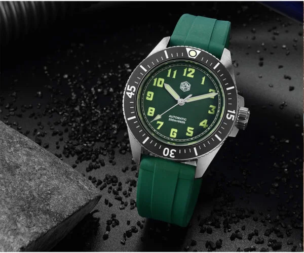 San Martin diving watch automatic mechanical watch waterproof and luminous SN040-G thumbnail 2