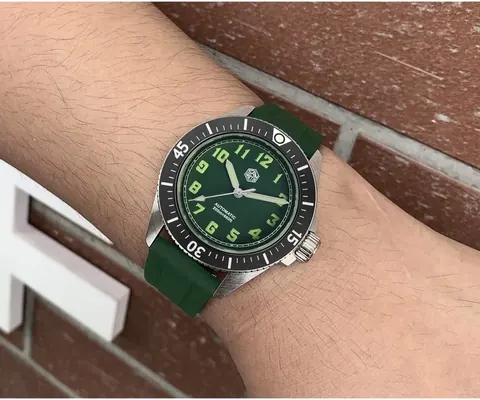 San Martin diving watch automatic mechanical watch waterproof and luminous SN040-G