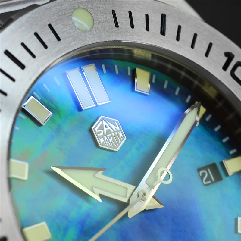 San Martin diving watch luminous mechanical watch SH068 thumbnail 2
