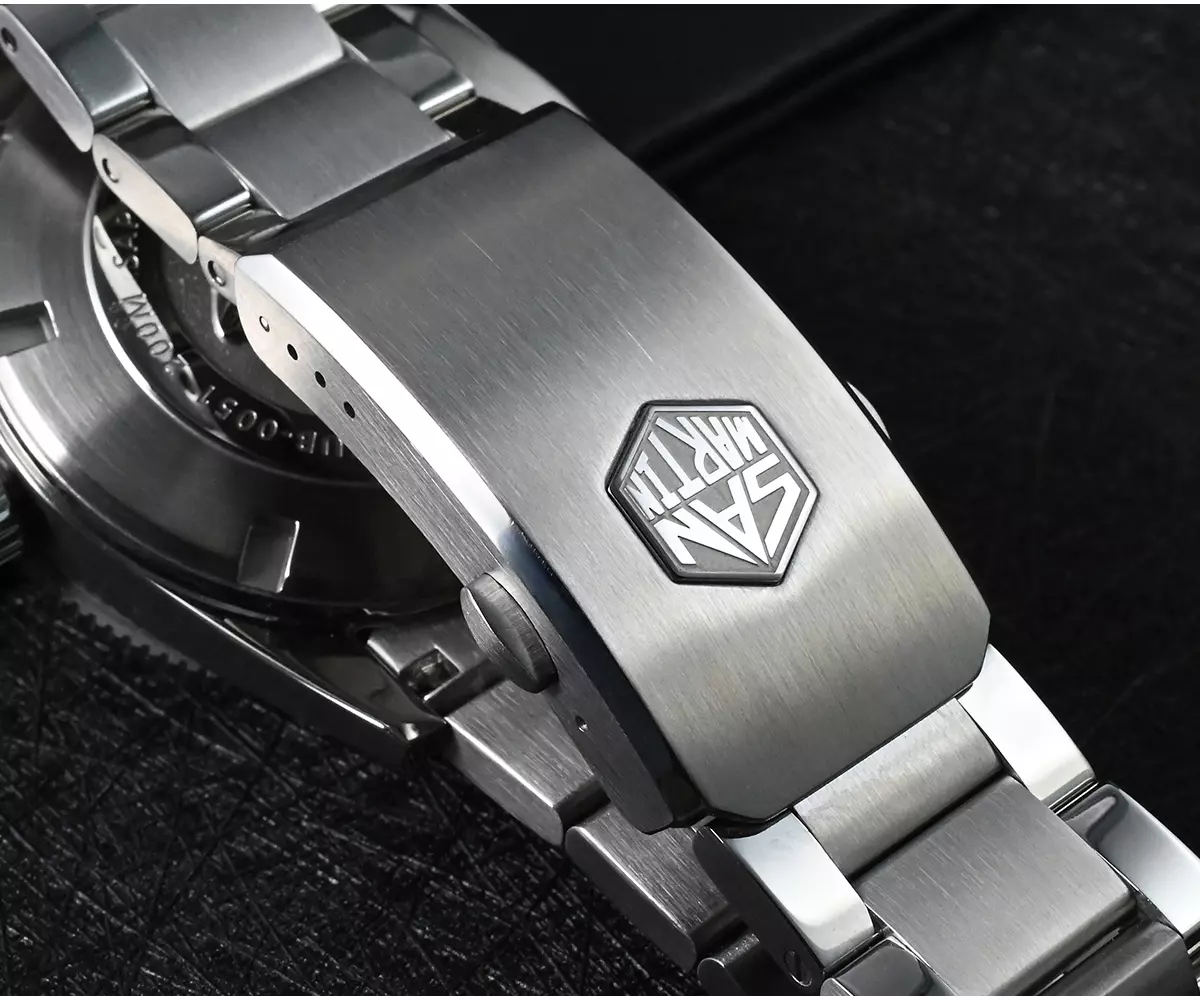SAN MARTIN mechanical diving watch 200 meters waterproof SM300 with sandwich dial and YN55 movement SN051-G2 thumbnail 2
