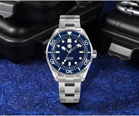 SAN MARTIN mechanical diving watch 38mm bronze 200 meters waterproof with PT5000 and SW200 movement SN004-Q-B