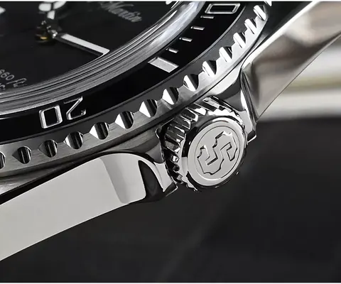 SAN MARTIN mechanical vintage diving watch 200 meters waterproof SN006-G