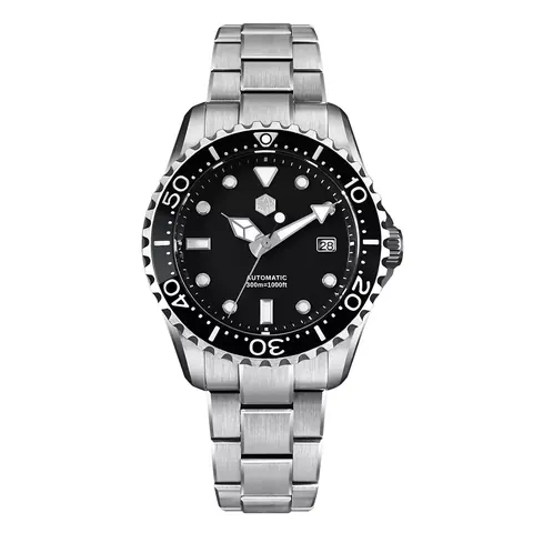 SAN MARTIN New SN009-G-D 40mm mechanical diving watch YN55 movement classic 300 meters waterproof