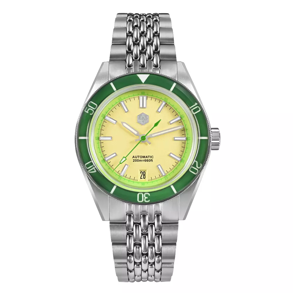 San Martin New SN0116-B NH35 39.5mm Original Design Men Sports Watch Automatic Mechanical Waterproof 100m Colorful design thumbnail 2