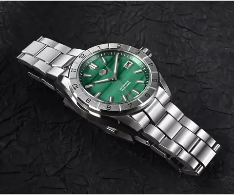 San Martin New SN0130-B 42mm NH35 Original Design Fashion Men Sports Watch Automatic Mechanical Waterproof 100m MOP/Malachite/Aventurine Dials