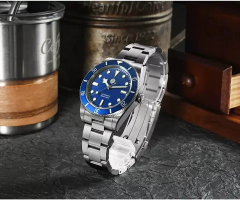 San Martin New SN0138-B 37mm ST2130 BB Diver Watch 20Bar Stainless Steel Automatic Mechanical watch Sapphire Luminous with new dial colors