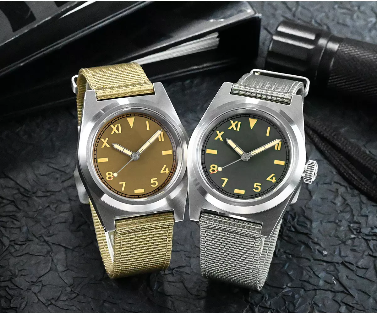 San Martin Watch SN0106-G-3 37mm Fashion Sports Watches NH35 Automatic Mechanical Wristwatch Sapphire 200m Waterproof Luminous thumbnail 2