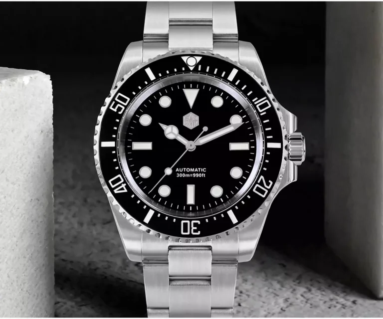 San Martin Watches New Men Diving Watch NH35 Automatic Mechanical Wristwatch Sapphire 30 Bar Fly Adjustable Clasp SN0111-G-A thumbnail 2