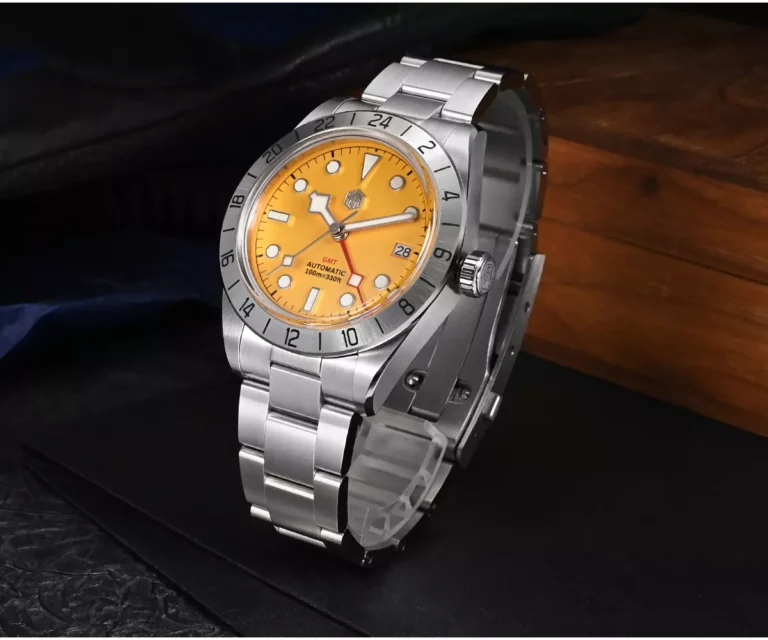 San Martin Watches New SN0054-G-C2 NH34 39mm movement BB GMT Mechanical Watch 100M Water Resistant