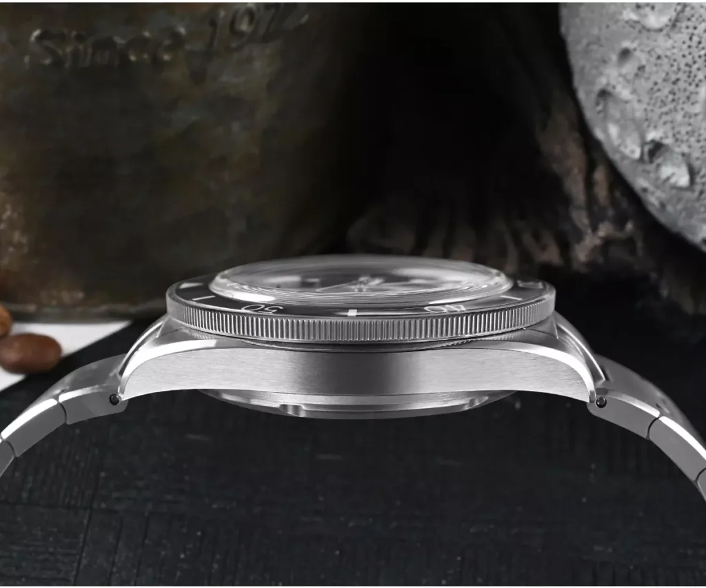 San Martin Watches New SN0151-GL-S 39mm Original Design Dive Watch Automatic Mechanical Miyota 90S5 Waterproof 200m wave texture MOP dial BGW-X1 Luminous with stainless steel bracelet