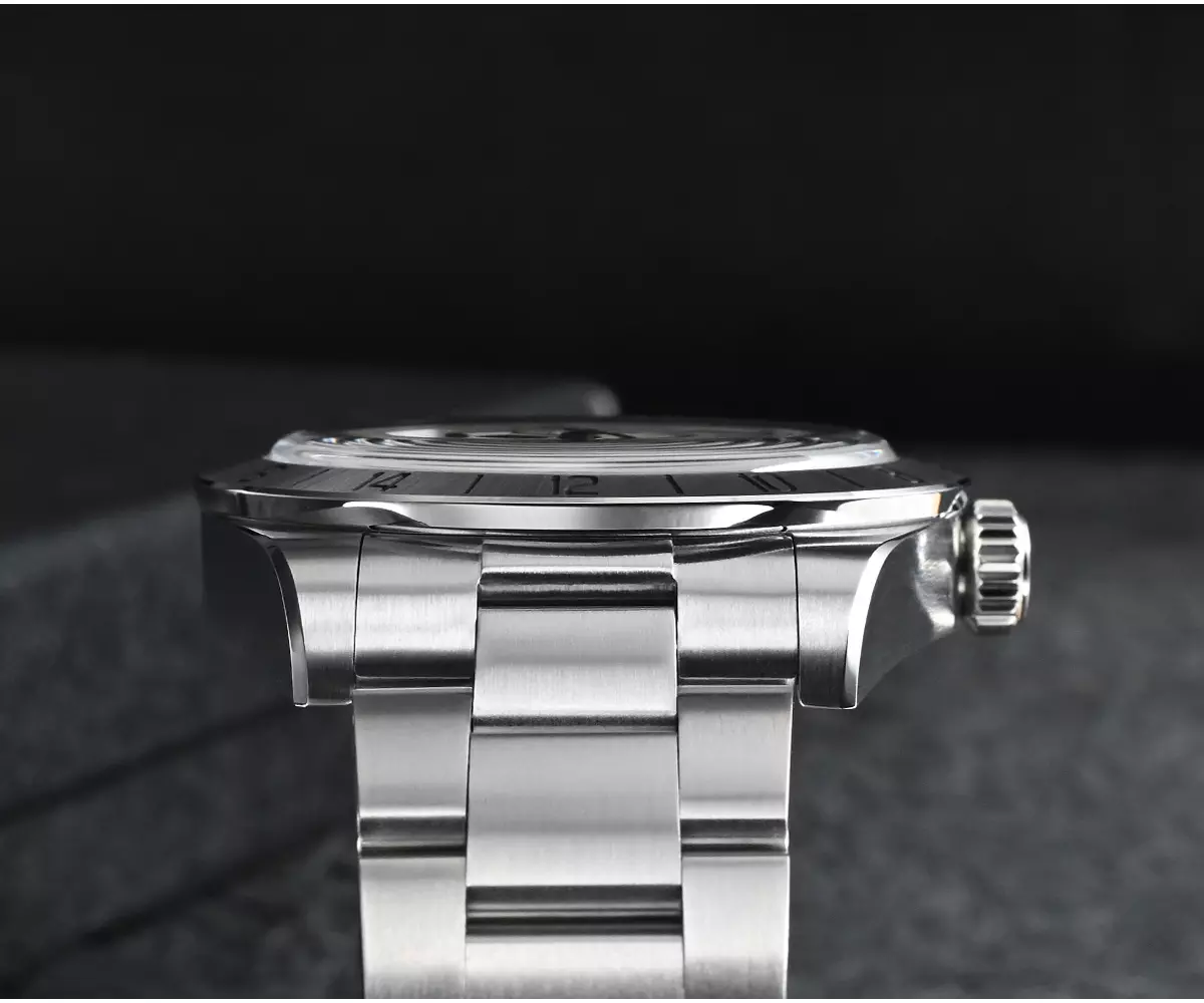 San Martin Watches SN0054-G-B1 39mm NH34 movement BB GMT Mechanical Watch 100M Water Resistant thumbnail 2