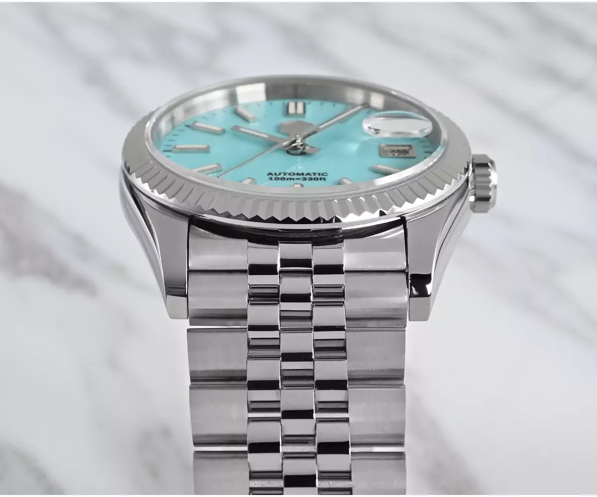 SAN MARTIN 36mm new dress watch 100m waterproof mechanical watch SN0058-G-X thumbnail 3