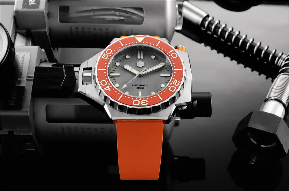 SAN MARTIN Dive Watch with large case mechanical movement SN0077-G thumbnail 2