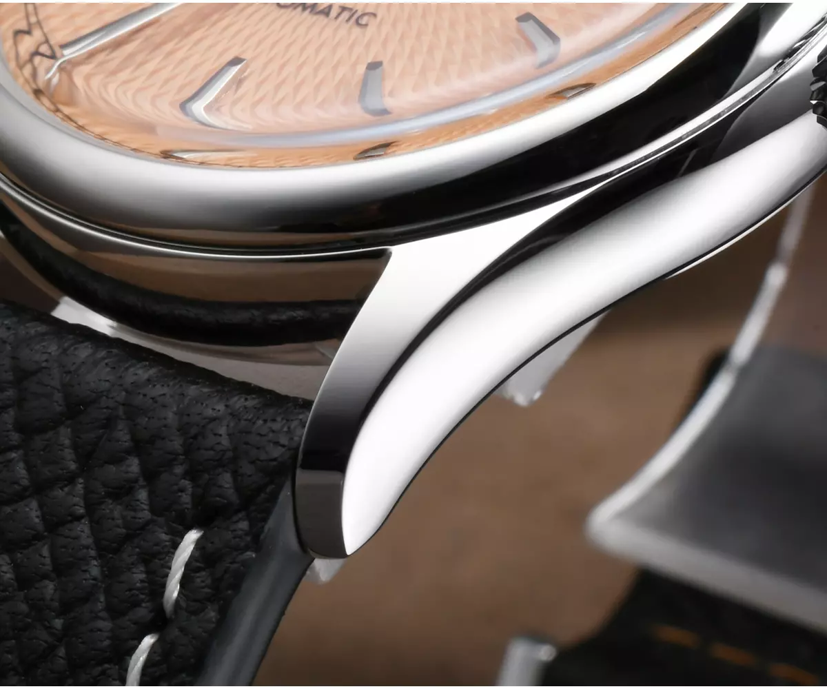 San Martin New SN0110A-1 37mm Luxury Mens Business Dress Watch ST1812 Automatic Mechanical Waterproof 100m Display See-through Caseback thumbnail 2