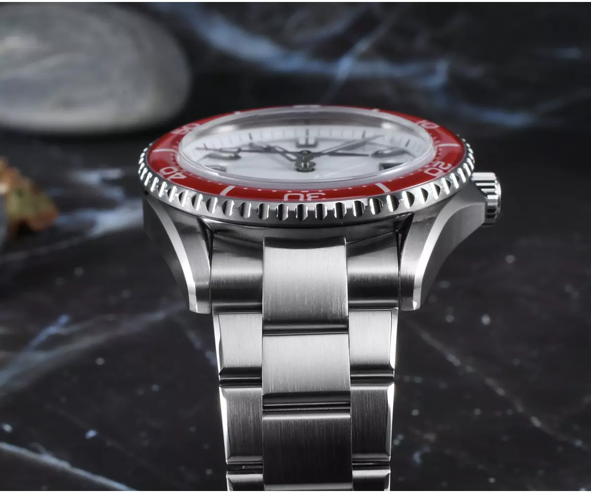 San Martin New SN0129-D-CP 39mm Luxury Mens Business Dive Sport Watch NH35 Automatic Mechanical Waterproof 100m Luminous thumbnail 2