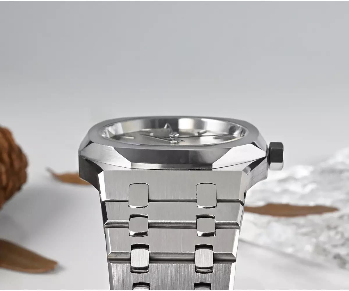 San Martin 38.5mm Miyota 9015 Vintage Classic Business Dress Automatic Mechanical Watches 10Bar Waterproof SN013-G thumbnail 2