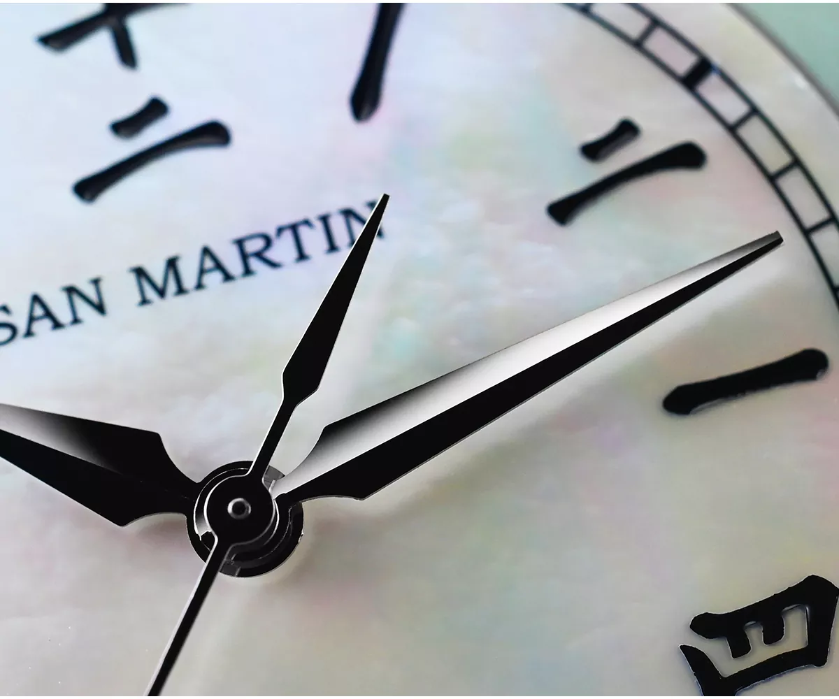 San Martin New SN0144-CG4 39mm Luxury Mens Business Dress Watch 90S5 Automatic Mechanical Waterproof 100m Luminous MOP Dial thumbnail 3