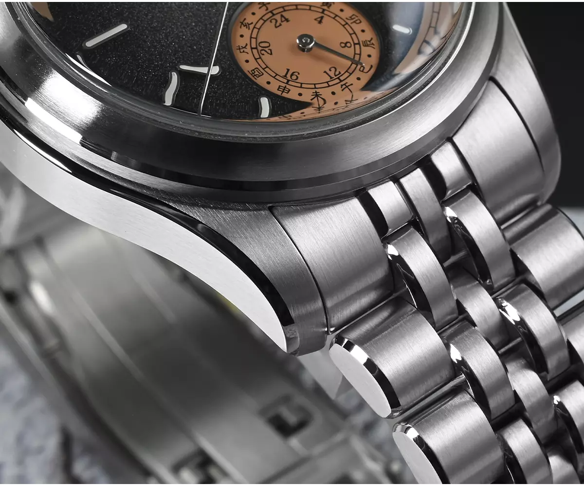 San Martin New SN0144-DG 39mm Luxury Mens Business Dress Watch 9132 Automatic Mechanical Waterproof 100m Luminous thumbnail 2