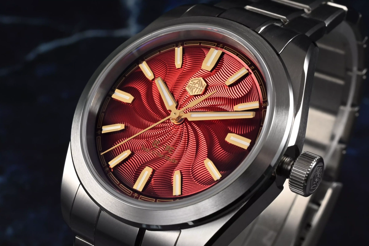 San Martin New SN0144-GX-6 39mm Luxury Mens Business Dress Watch 90S5 Automatic Mechanical Waterproof 100m Luminous Year of the Snake Limited Edition thumbnail 3